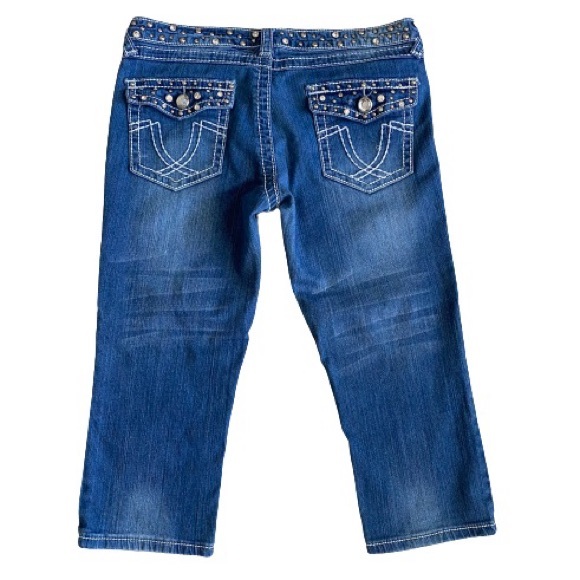 Twelve K Studded Capris Size 9 - Picture 3 of 10